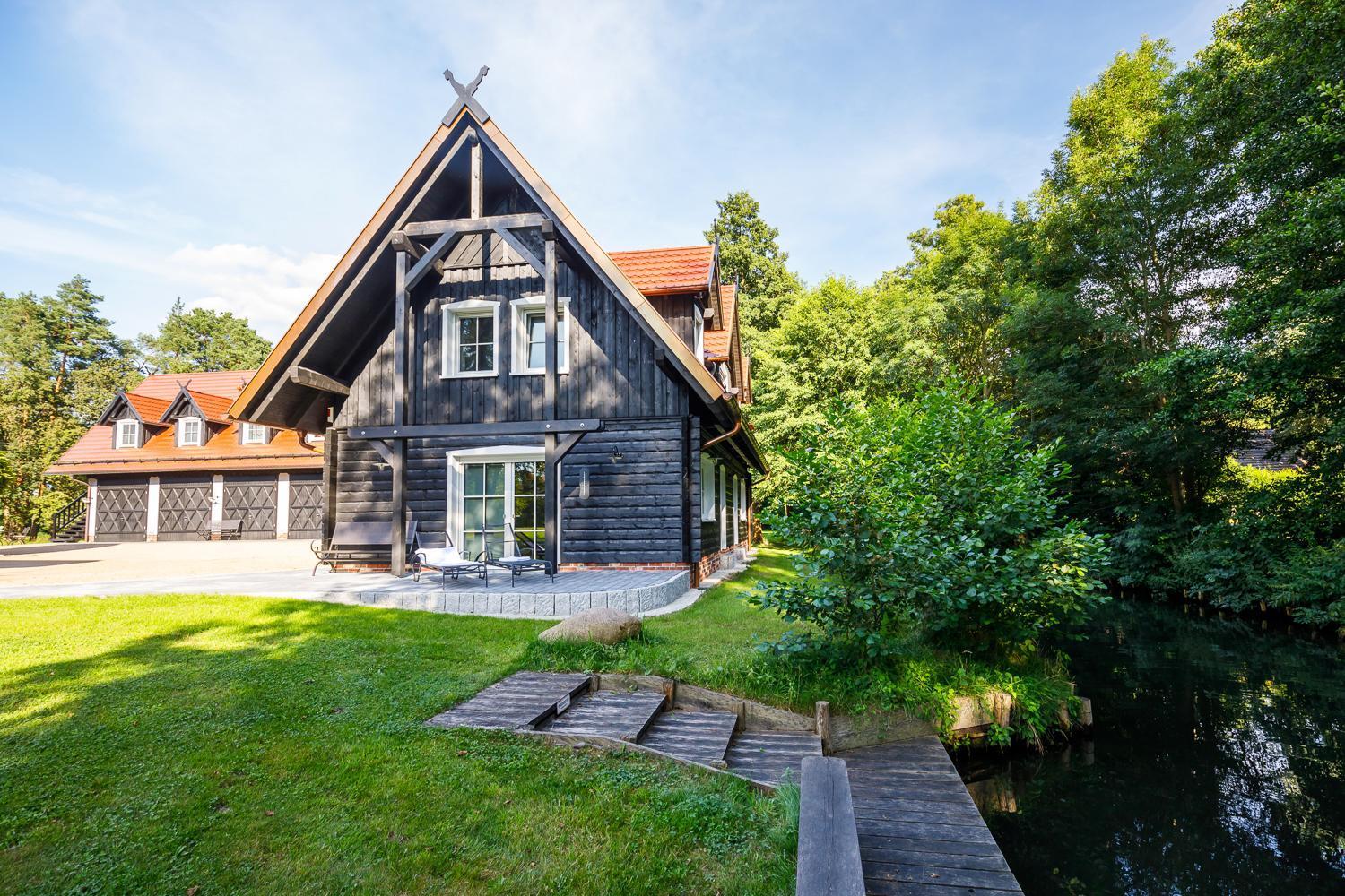 Spreewald Chalet Wohnung 布尔格 外观 照片